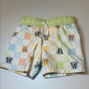 Bluey Toddler Boy Swim Trunks-2T
